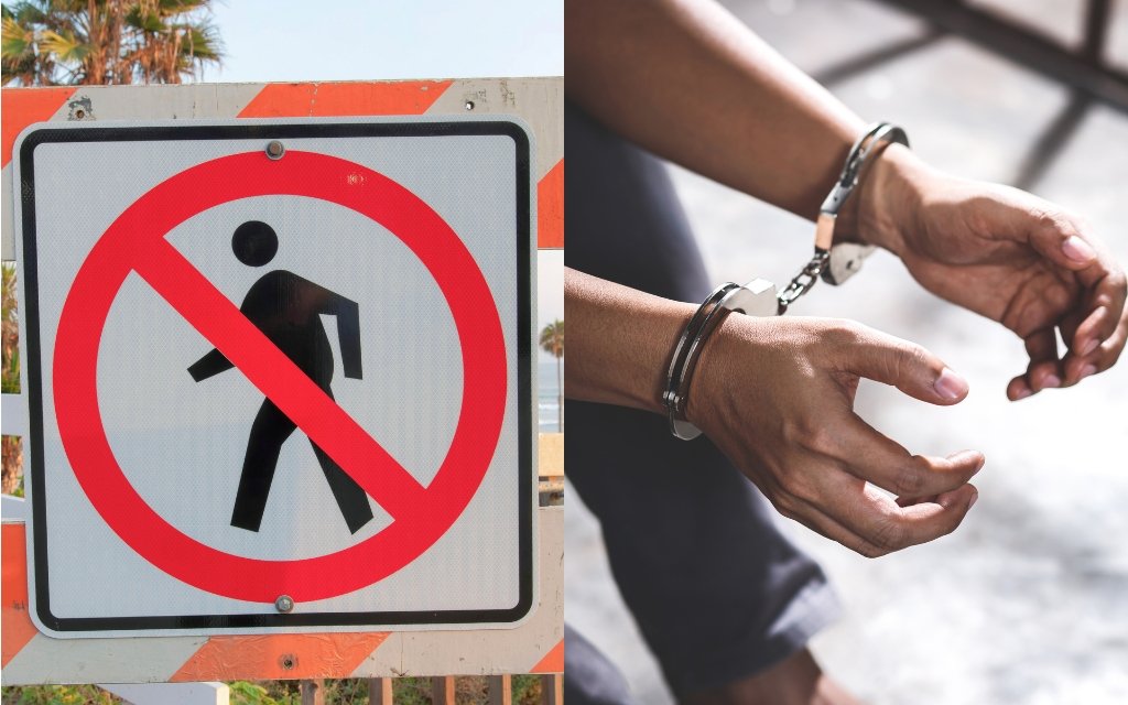 What is the punishment for jaywalking in California?