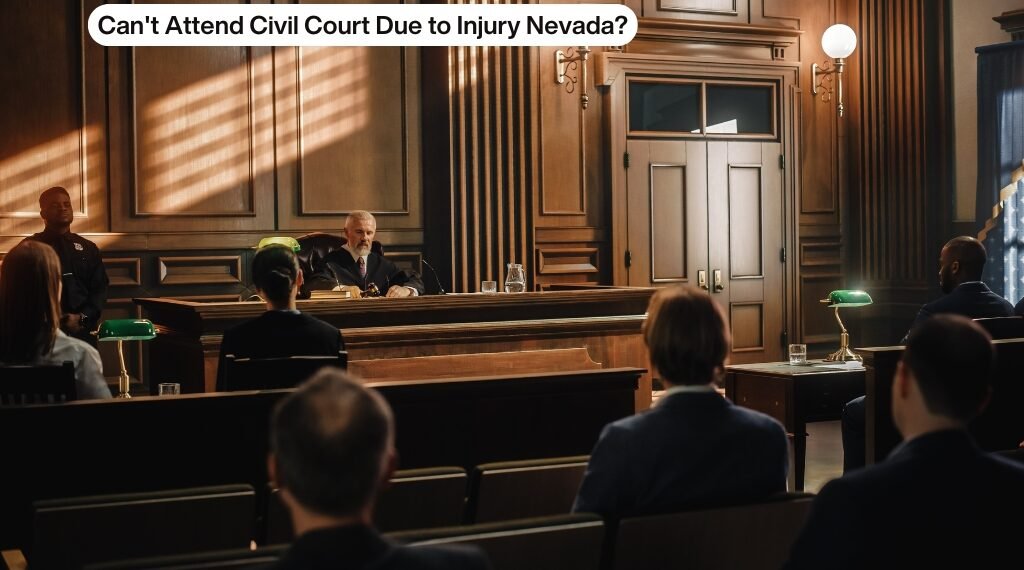 Can't Attend Civil Court Due to Injury Nevada