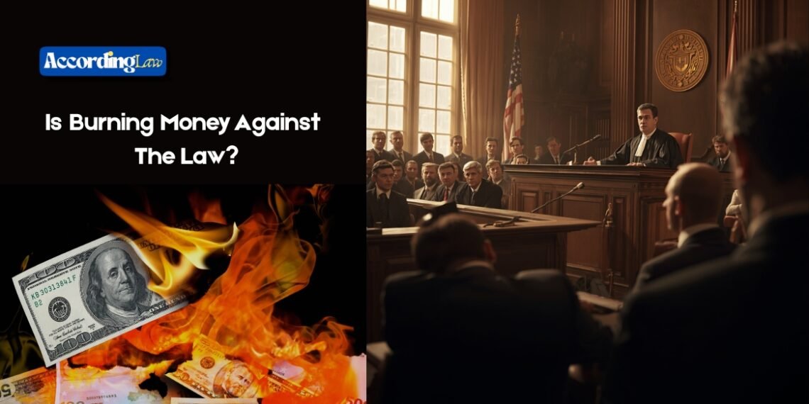 Is Burning Money Against the Law?